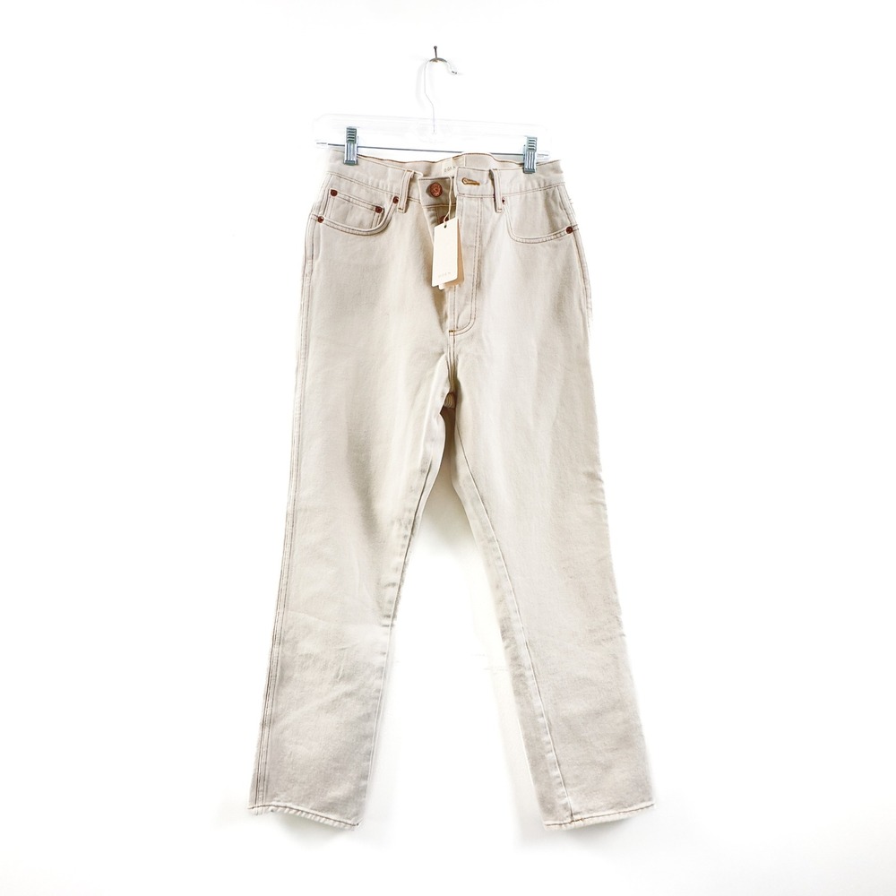 DÔEN Diana High-Rise Jean in Cream‎ – Size 28